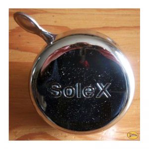 Sonnette Ronde Chrome Gravé "Solex" - Avertisseur Sonore